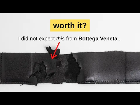 Download MP3 Bottega Veneta | I Did NOT Expect This | Leather Review \u0026 Wallet Deconstruction