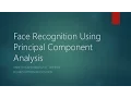 Face Recognition using Principal Component Analysis - Code Review and Testing