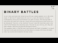 Binary Battles Codechef Problem Solution BIN - BAT