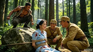 抗日電影！日本大佐森林欺負女軍醫，怎料最強特務突然出現，瞬间秒杀他！⚔️ 抗日 | Kung Fu