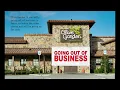 OLIVE GARDEN is permanently closing all locations in texas including the other states