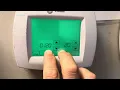 How to Unlock the Screen on a Trane or Honeywell Commercial Thermostat