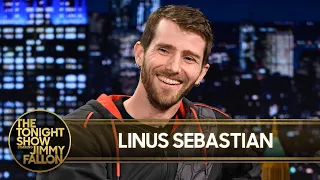linus sebastian shows jimmy and marcello hern ndez some mind boggling technology extended 