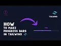 T-TECHY How to make progress bar in Tailwind Css