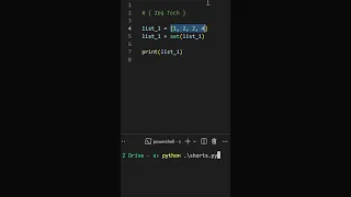 Getting unique values in python is so easy