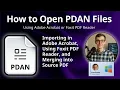 How to Open PDAN Files PDF Annotation
