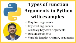 Function Arguments in Python Amit Thinks