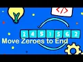 283 Move All Zeroes to End Two Pointer Approach DSA Sheet KingCoder l LeetCode