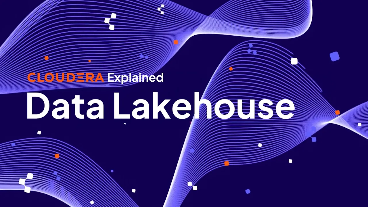 Cloudera open data lakehouse motion graphics video
