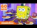 Download Lagu SpongeBob | SpongeBob smaży Kraboburgery przez całą GODZINĘ! | Nickelodeon Polska