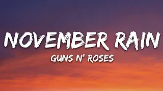 guns n roses november rain lyrics 