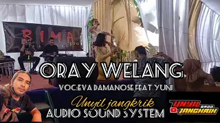 Download ORAY WELANG~EVA DAMANOSE FEAT YUNI TEU,EUL live BIMA PRO MP3