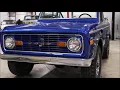 1970 Ford Bronco blue