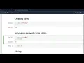 Strings in Python Slicing Accessing and Slicing Basic operations in String