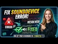 How to Fix ModuleNotFoundError No module named sounddevice Python Error