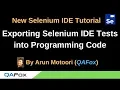 New Selenium IDE - Part 103