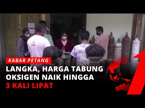 Tabung Oksigen di Surabaya Langka dan Harga Meroket
