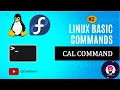 Calendar command in Linux cal command Linux Basic command Linux commands for Beginners Hindi