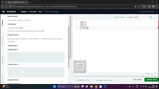 More On Conditionals Linux Shell Hackerrank Bash Basic Easy Check The Type Of Triangle