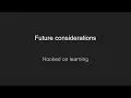 Future Considerations Episode 1 Hooked on Learning