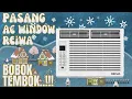 Download Lagu DIY pasang AC REIWA WINDOW bobok tembok 💪🏻 | menemukan KELEMAHAN AC window REIWA 😩