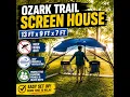 Ozark Trail Screen House 13ft x 9ft x 7ft