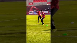 تمرين محمد الشناوي لاعب النادي الاهلي اكسبلور 