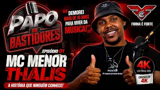 MC Menor Thalis: "Demorei mais de 10 anos para viver da música" | Papo de Bastidores #01