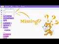 Scratch Motion blocks MISSING Simple fix
