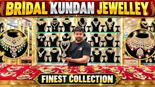 Latest Kundan Jewellery 🔥 Finest Bridal Jewellery Wholesale Market in Delhi | Bridal Tassel