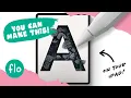 Download Lagu You Can Draw This PAPER CUT OUT A in PROCREATE - Easy Beginner Tutorial