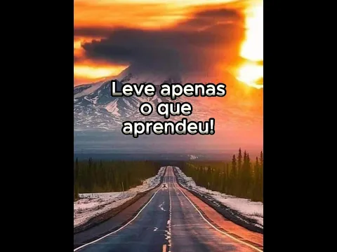 Leve apenas o que aprendeu! #jesus #reflexão #deustemumapalavrapravoce #amor #paz #oração  #fe