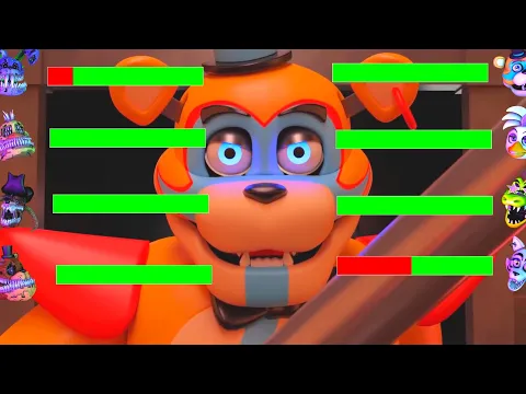 Download MP3 [SFM FNaF] Top 10 SECURITY BREACH vs FIGHT Animations WITH Healthbars