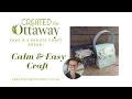A Calm Feel-Good Make You Can Gift Easy Handbag Gift Box Tutorial 12x12 Paper createdtheottaway