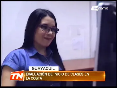 Evaluación de inicio de clases en la costa