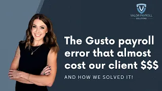 The Gusto payroll error that almost cost our client and how we solved it