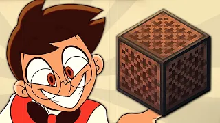 UPSIDE DOWN A Hazbin Hotel Song Minecraft Note Block Cover 