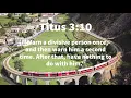 Men Bible Study - Titus 3 10