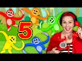 Download Lagu Five Little Monkeys Jumping On The Bed 🐵🎺 Kids Songs \u0026 Nursery Rhymes | Lah-Lah Counting Song