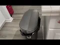 simplehuman 40 Liter 10 6 Gallon Slim Kitchen Step Trash Can with Liner Rim Review