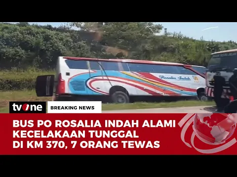 Kecelakaan Bus di Tol Batang Semarang, 7 Tewas