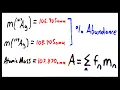 Atomic Mass and Isotopes Harder Example