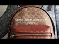 Coach Charter Backpack 24 In Signature Canvas