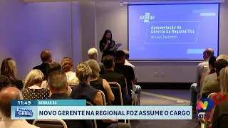 Sebrae SC anuncia novo gerente na Regional Foz