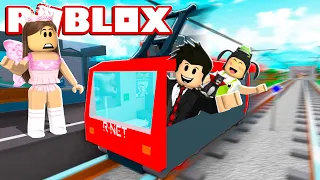 LOKIS MOTORISTA NO TRENZINHO DA CIDADE | Roblox - Digital Station Sign