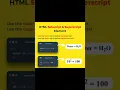 Subscript Superscript Tags HTML Tip - 9