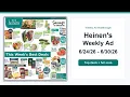 Heinen s Weekly Ad 26 - 26 Best Deals
