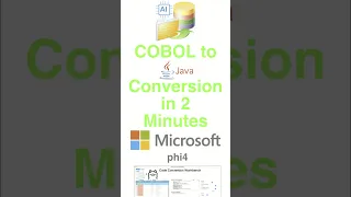 COBOL to Java Conversion in 2 Minutes