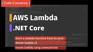 AWS Lambda using NET Core 3 1 - First lambda function Getting Started Beginner Level