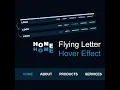 Create navbar with attractive hover effect Flying Letters using HTML CSS JAVASCRIPT